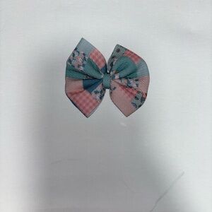 Bullet Fabric Patterned Hair Bow 5 inches